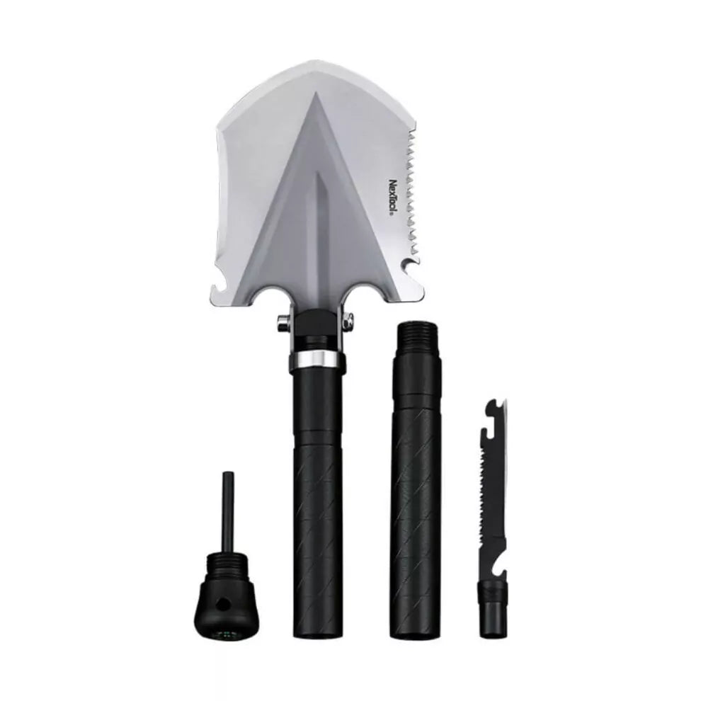 NexTool Multi-Functional Folding Shovel – 14-in-1 Survival Tool with Shovel, Axe, Saw, Knife, and More