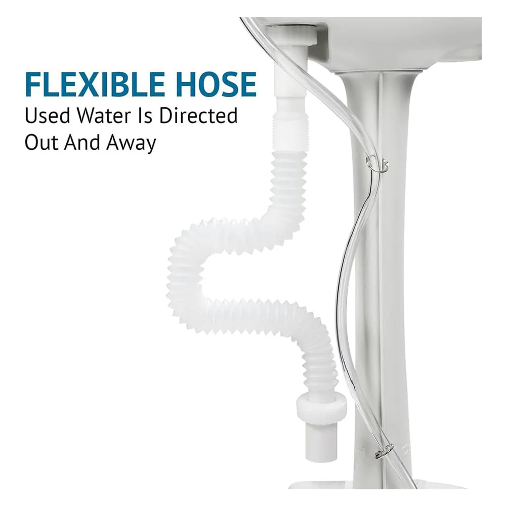 Portable Handwash Sink 17L with Folding Funnel by Porodo