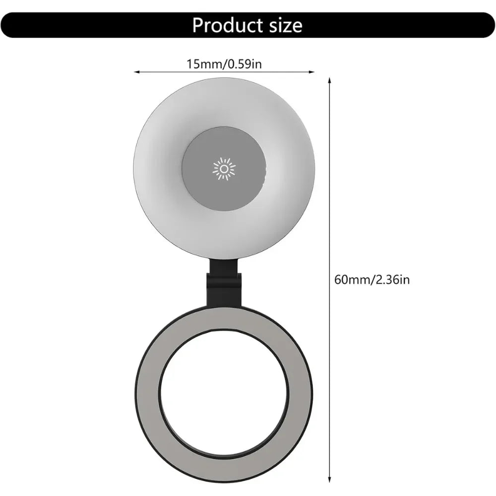 Magnetic Selfie Ring Light for Mobile Photography by VOLUO