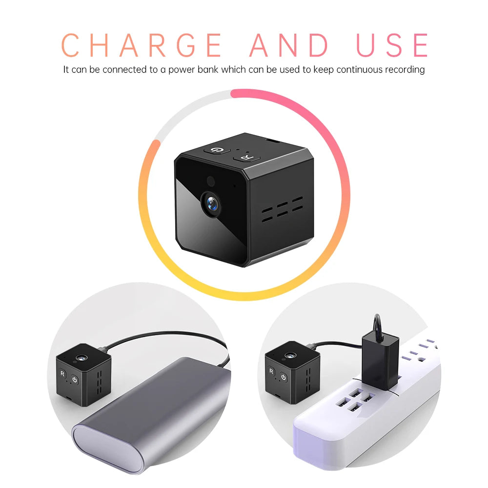 Full HD 1080P Long Time Video Recording Portable Small Camera Home Security Surveillance Miniature Camera