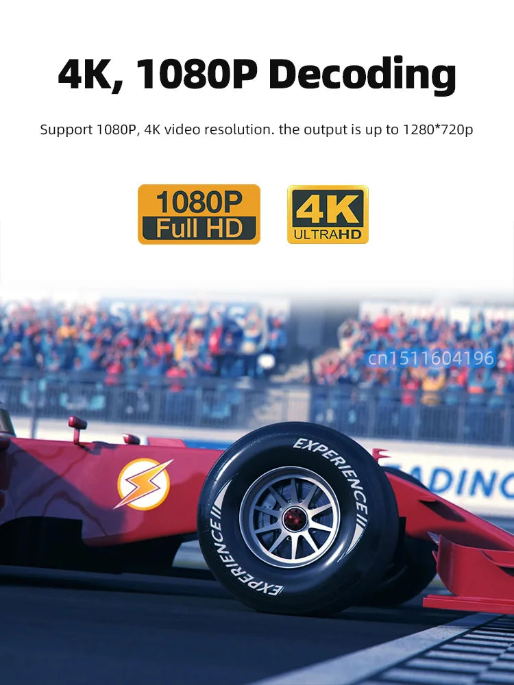 ADAK 4K Portable Projector with High Stand and 360° Adjustable Angle - Android 11 Home Theater Cinema, Bluetooth, WiFi