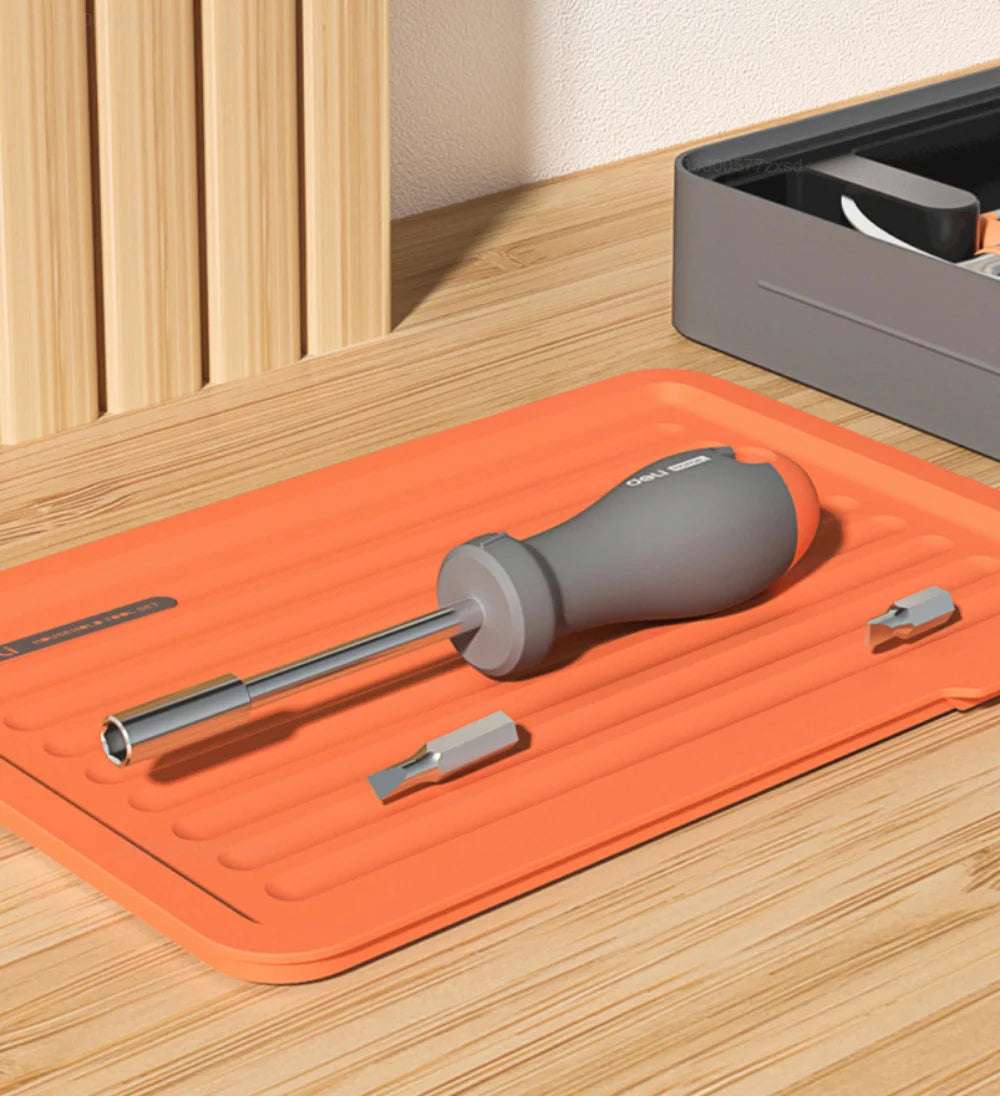Xiaomi Deli Electrician Tool Set Household Maintenance Hand Tools Box Set T-BOX Wrench Knife Pliers