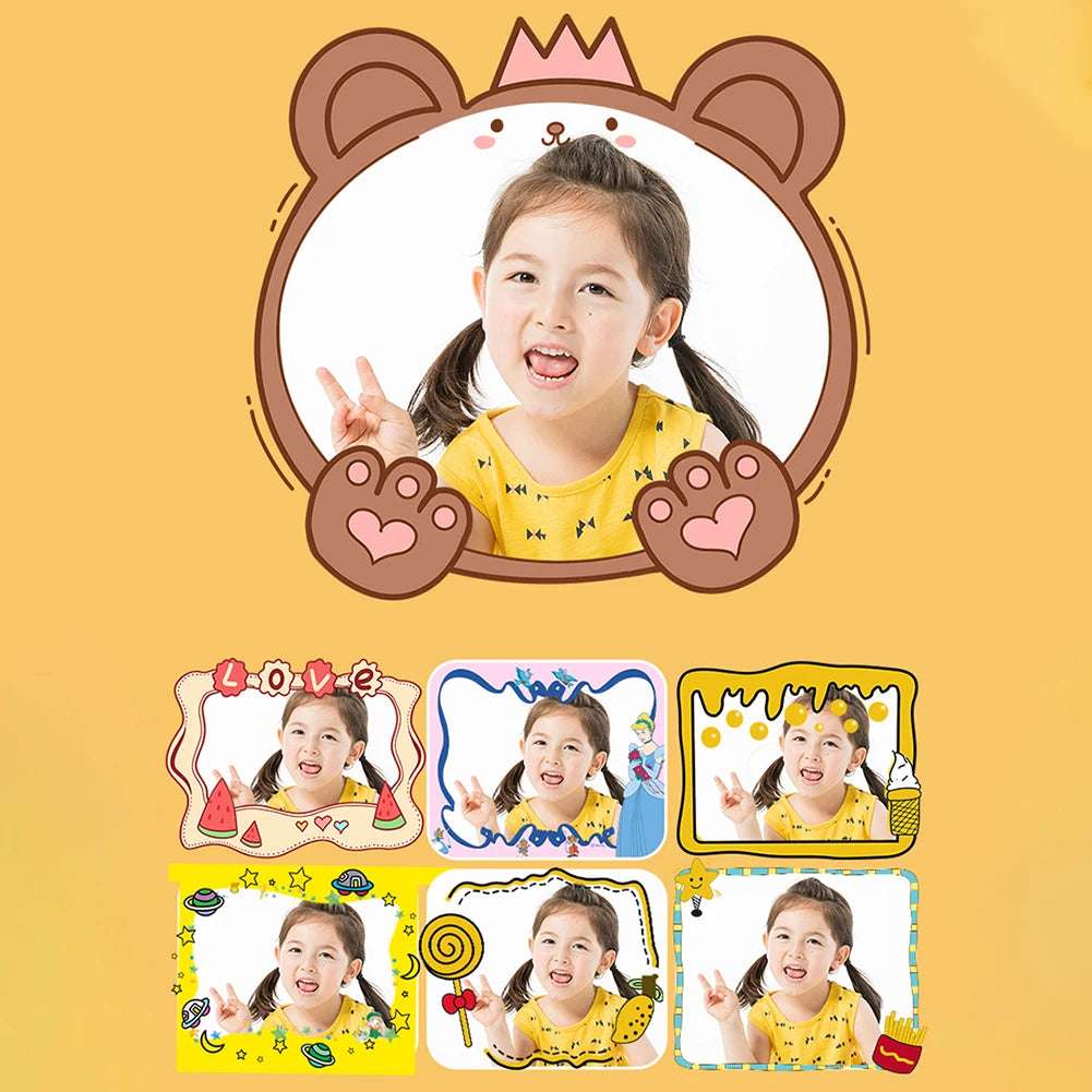 Kids Instant Camera 1080P Kids Camera Instant Print No Ink Printing Digital Camera 180°Flip Lens For Girls Boys