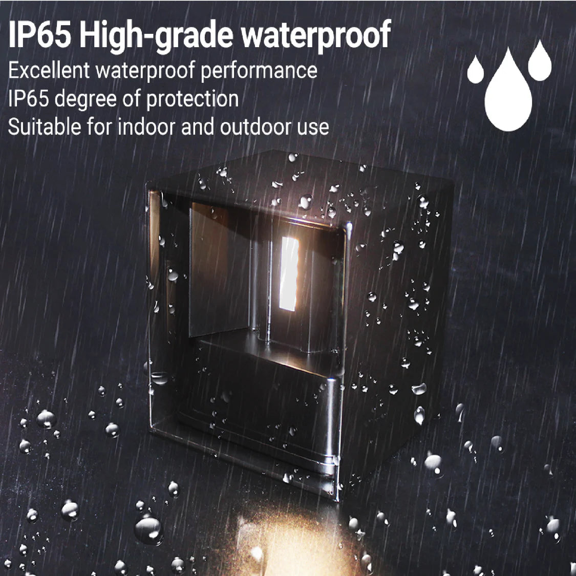 Smart Waterproof Outdoor Wall Light 6W- Dimmable, Multicolor and Tunable Warm and Cool White (2700K-6000K), App & Voice Control Light with Adjustable Light Beem Angle