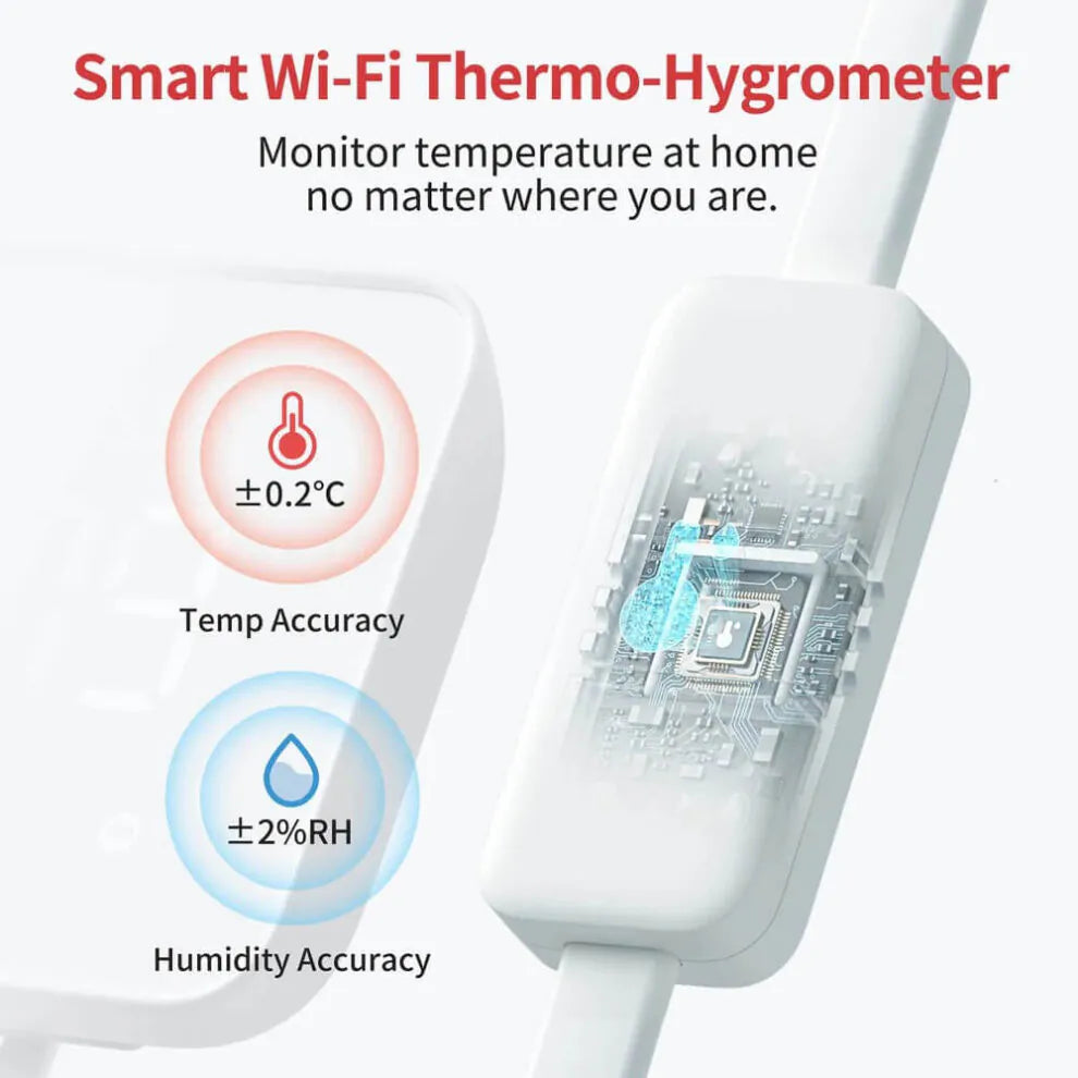 SwitchBot Hub 2 (2nd Gen) – Smart Home Hub with Matter Support, Built-in Thermometer and Hygrometer, Compatible with Alexa and Google Assistant