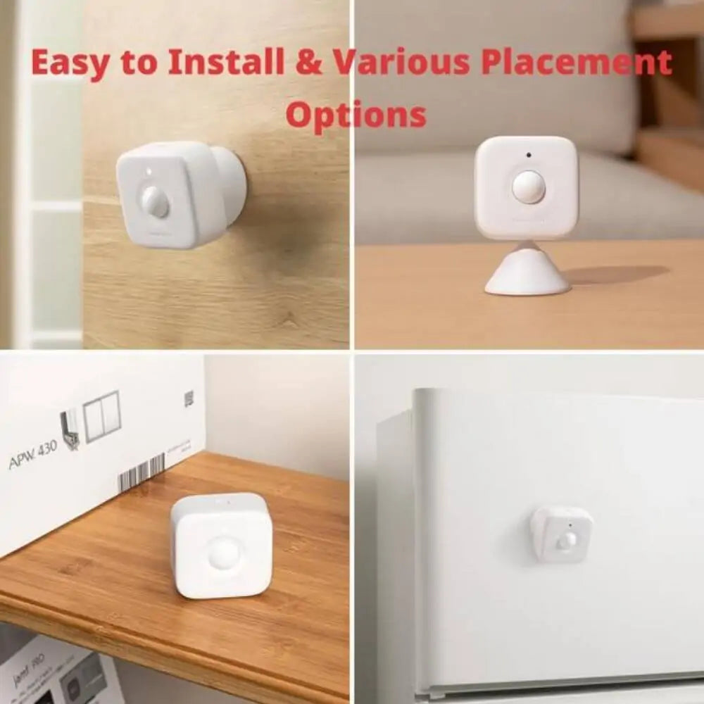 SwitchBot Motion Sensor – Smart PIR Motion Detector with Stand, Compatible with Alexa and Google Assistant