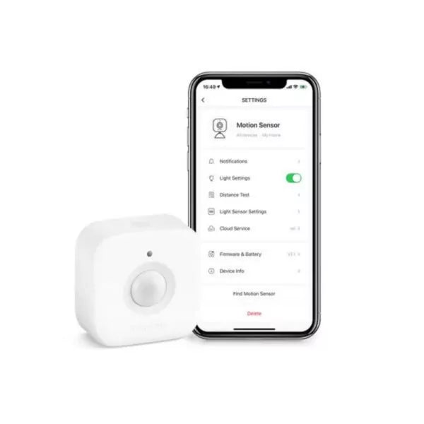 SwitchBot Motion Sensor – Smart PIR Motion Detector with Stand, Compatible with Alexa and Google Assistant