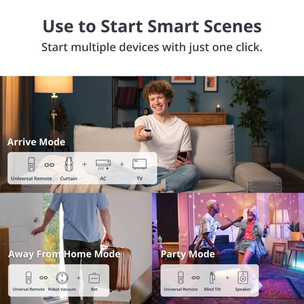 SwitchBot Universal Remote Control – Requires SwitchBot Hub for Enhanced Functionality