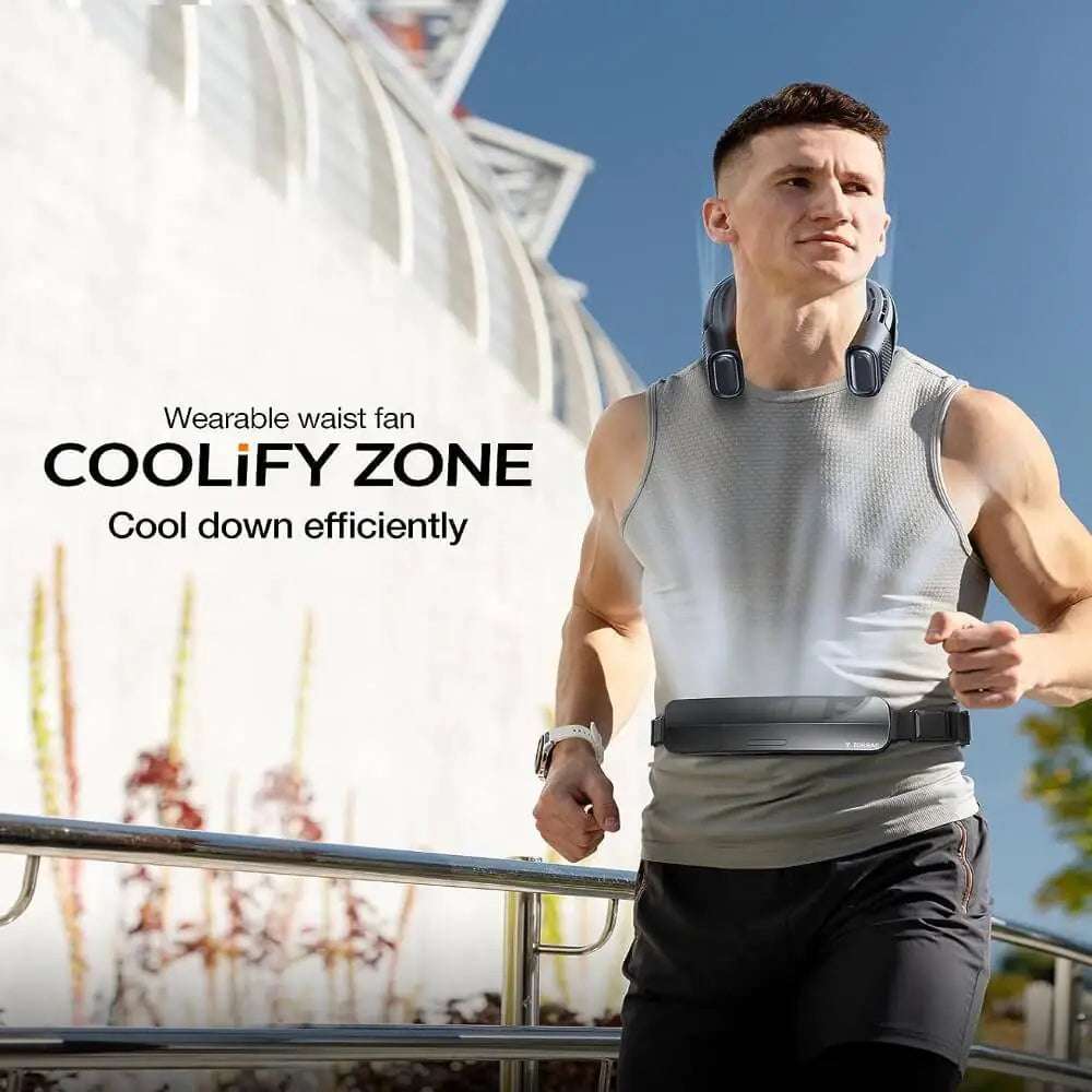 Torras Coolify Zone Wearable Waist Fan with Heat-absorbing