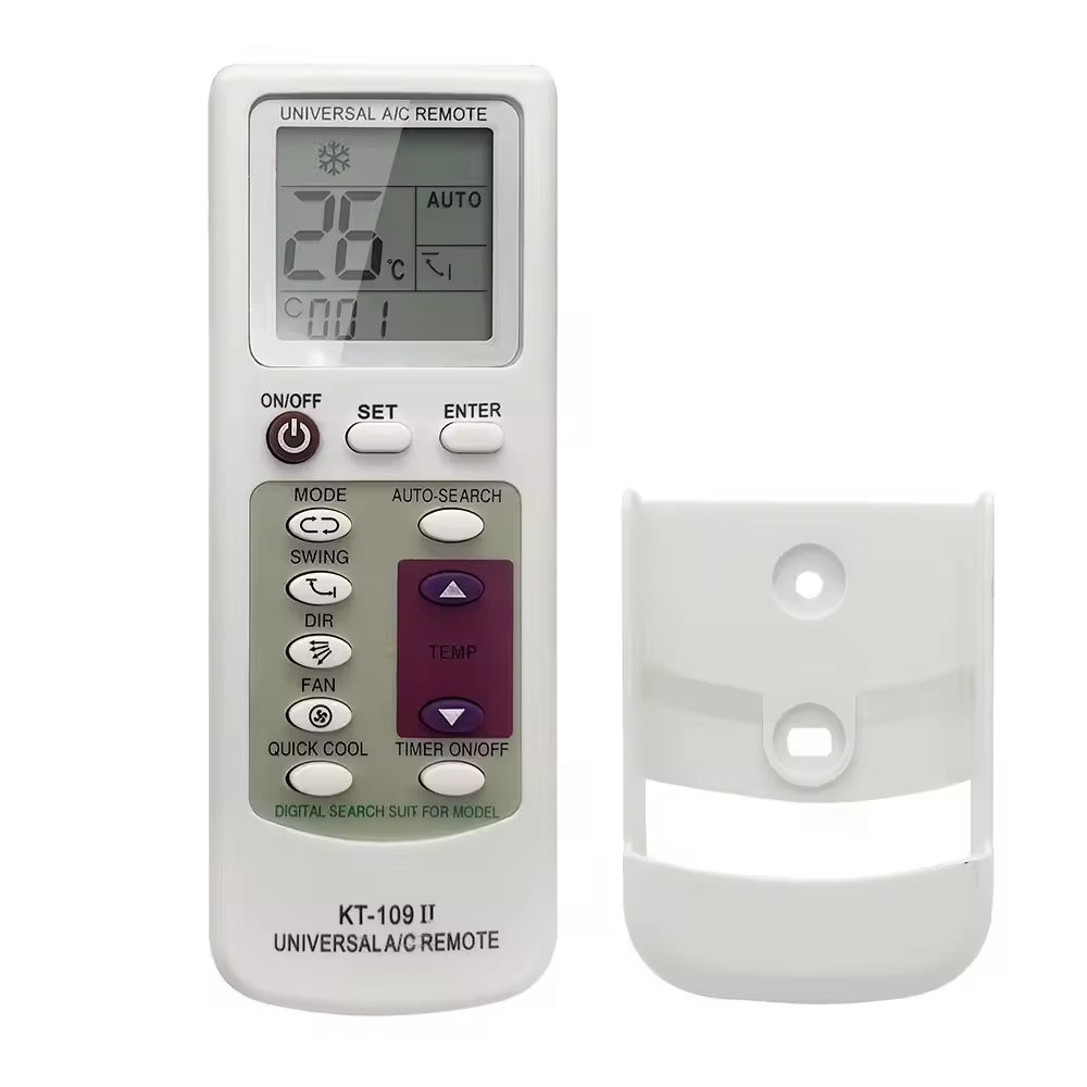 ADAK Universal AC Remote | 1000 in 1 Universal Air Conditioner Remote with Easy Setup & Large LCD Display for Split AC