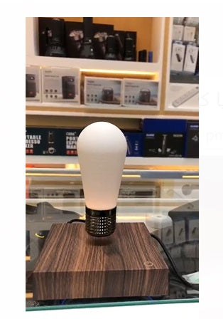 Floating Bulb Lamp Magnetic Levitating 3D printed light bulbs LED Light Desk Lamp Table lamp Night Light, 360 Degree Automatic Rotating Light