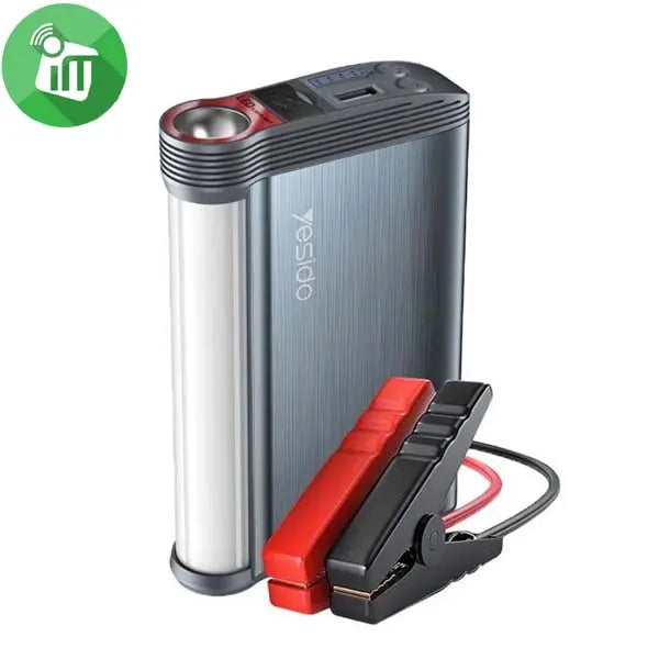 Yesido YP36 Jump Starter with 10000mAh Power Bank, Portable Car Battery Booster, Emergency Auto Jump Starter for 12V Vehicles
