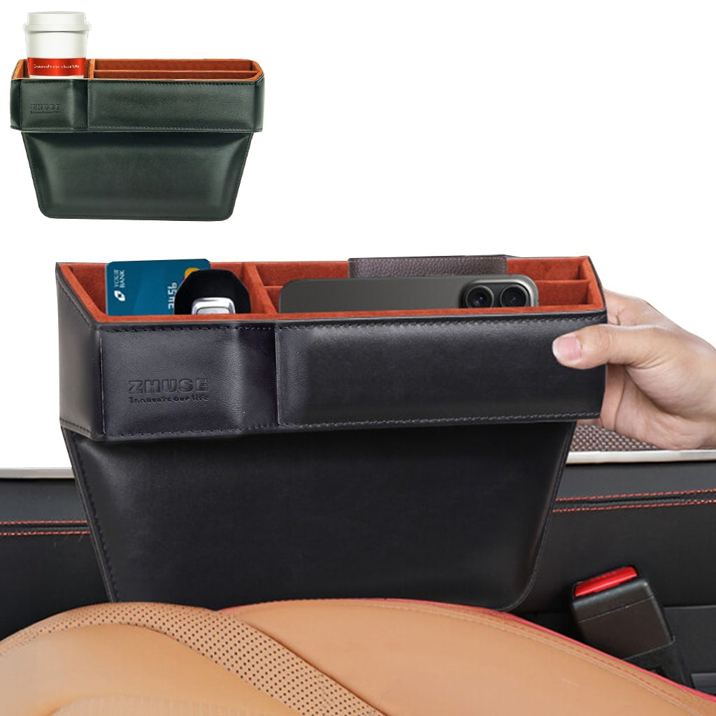 ZHUSE ZS-CA-002 Car Seat Seam Storage Box, Compact & Convenient Organizer for Vehicle