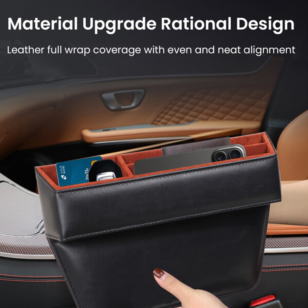 ZHUSE ZS-CA-002 Car Seat Seam Storage Box, Compact & Convenient Organizer for Vehicle