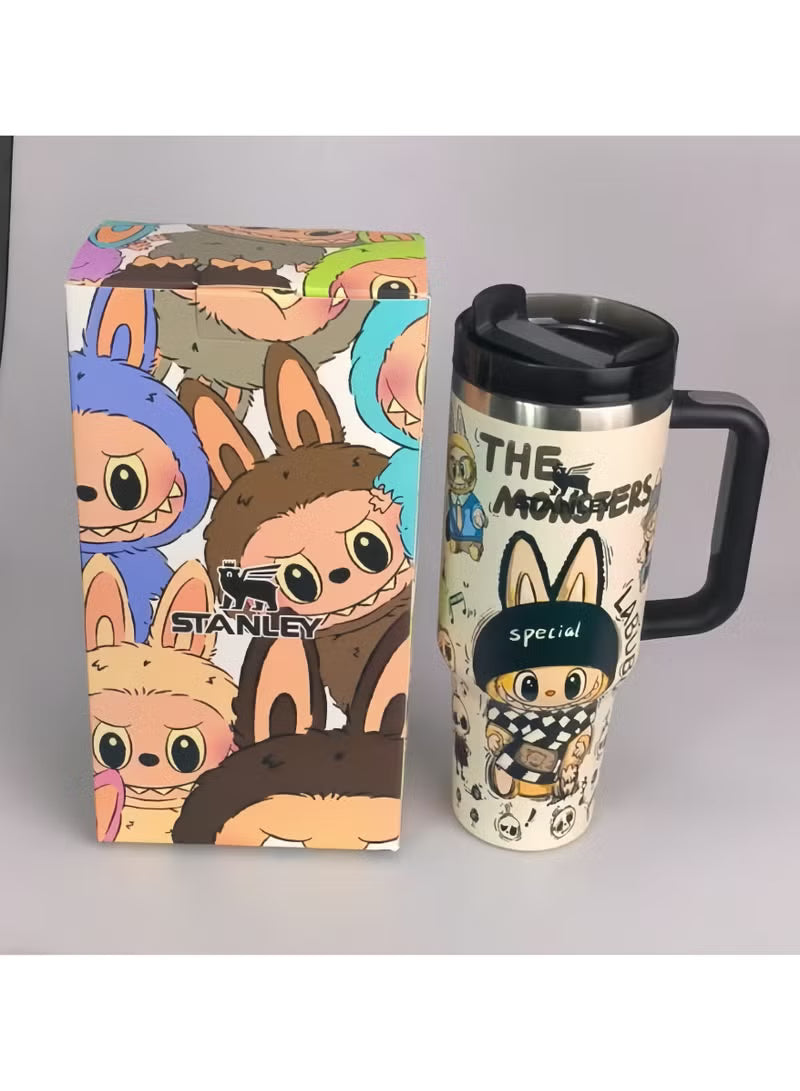 Stanley × Labubu Stainless steel vacuum insulated cup ,40oz Insulated Travel Cup