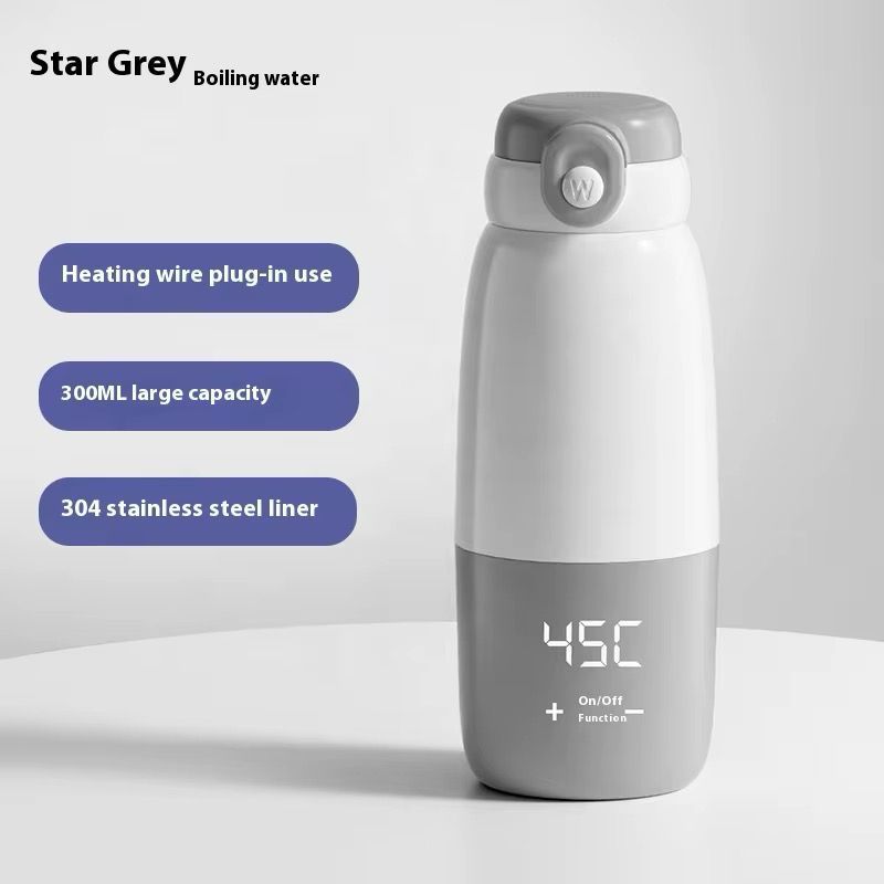 Wireless Thermostatic Cup, Portable Insulated Kettle, Milk Regulator, Water Cup, Thermostatic Kettle, Baby Milk-Making Device, Out-and-out Milk-Soaking Device