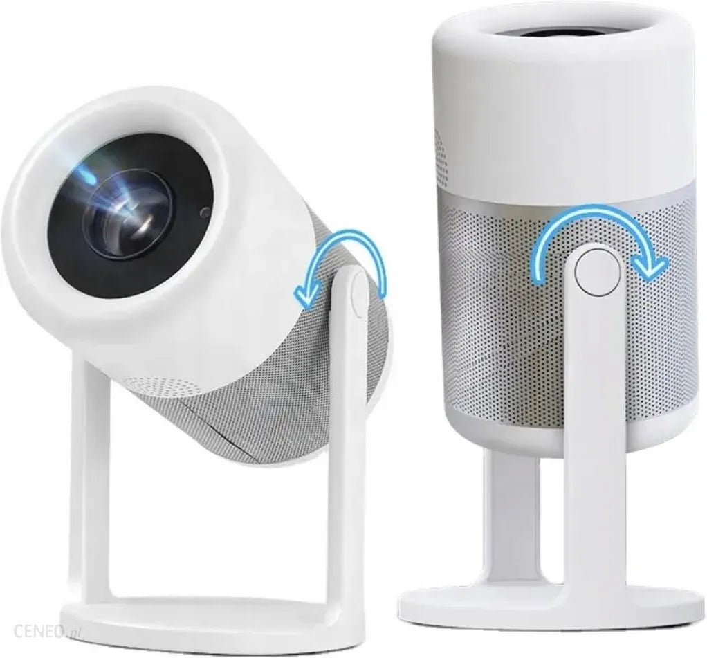 ADAK 4K Portable Projector with High Stand and 360° Adjustable Angle - Android 11 Home Theater Cinema, Bluetooth, WiFi