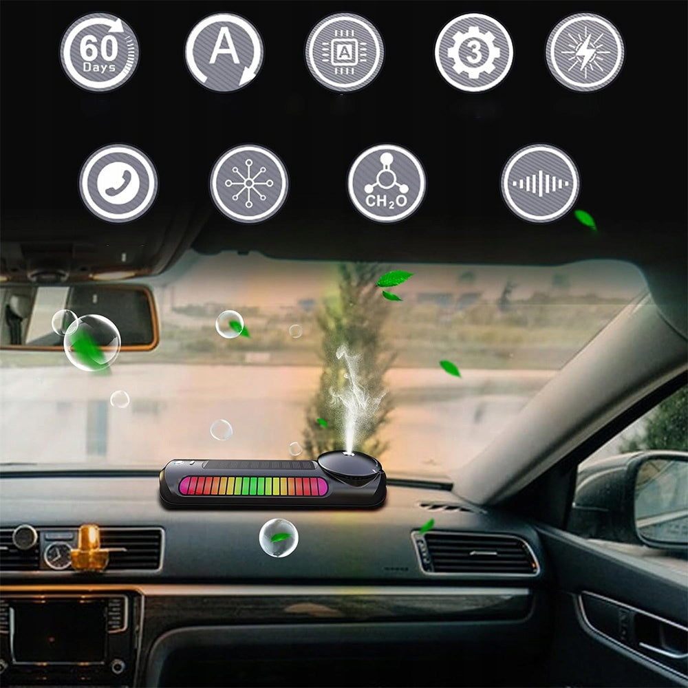 Solar Car Aroma Diffuser Temporary Parking Number Plate Car Intelligent Spray with Start Parking Aroma Diffuser