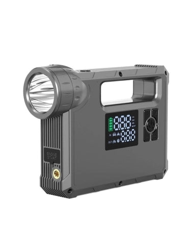 Choetech multifunctional car starter, with compressor, powerbank 8000mAh, LED flashlight, black