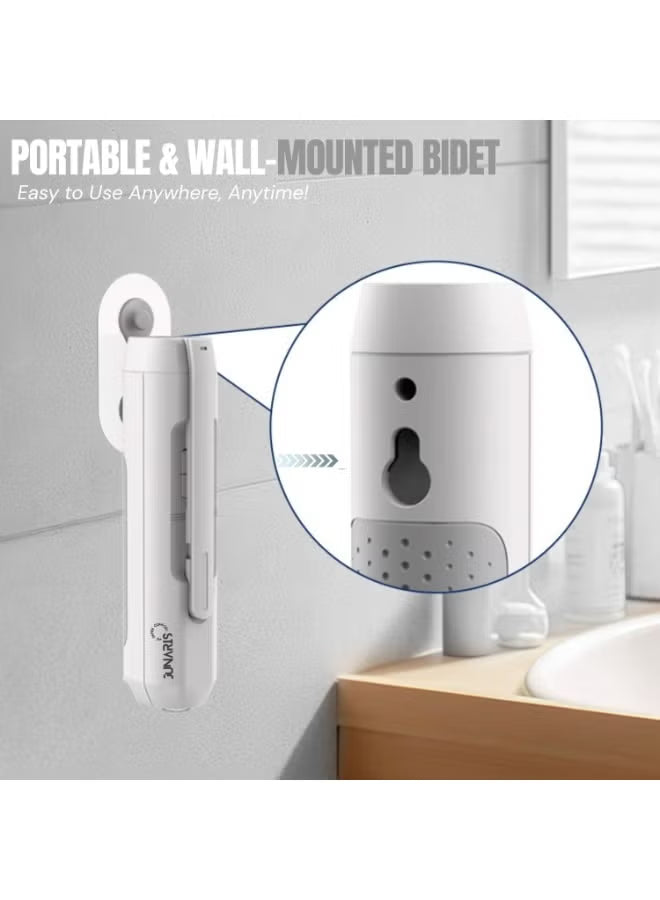 Portable Bidet For Travel Shattaf | Portable Shattaf Rechargeable Travel Camping Bidet Shower Sprayer shataf almusafir(Portable Shattaf With 2.5L Container)