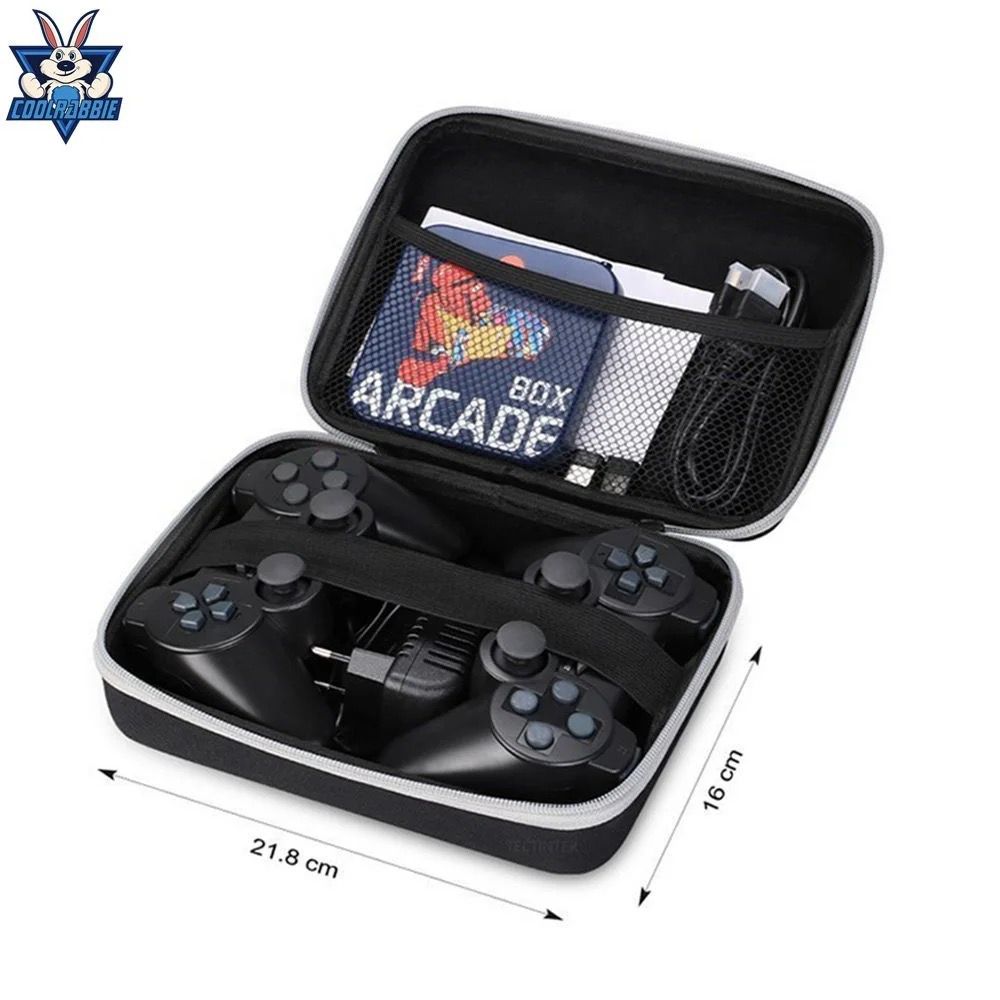 4K HD Arcade Game Console for PS1/DC/N64, 64GB Classic Retro Games, Over 33,000 Titles, Super Console Mini TV Game Player (Wired)