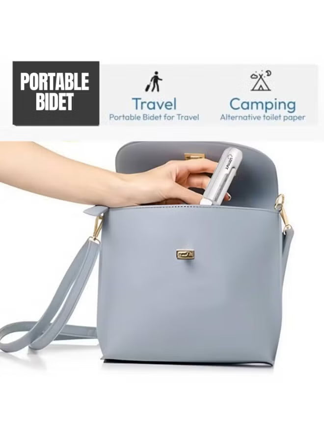 Portable Bidet For Travel Shattaf | Portable Shattaf Rechargeable Travel Camping Bidet Shower Sprayer shataf almusafir(Portable Shattaf With 2.5L Container)