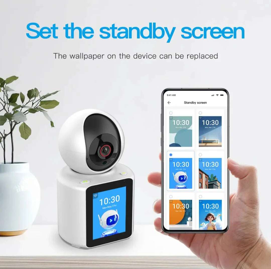 NEW 1080P Video Calling WIFI HD Camera, One Click Video Call Camera Night Vision Motion Detection Home Surveillance FOR BEST GIFT