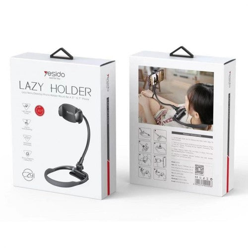 Magnetic Phone Holder - Adjustable, Rotatable, and Wearable Neckband for Hands-Free Use