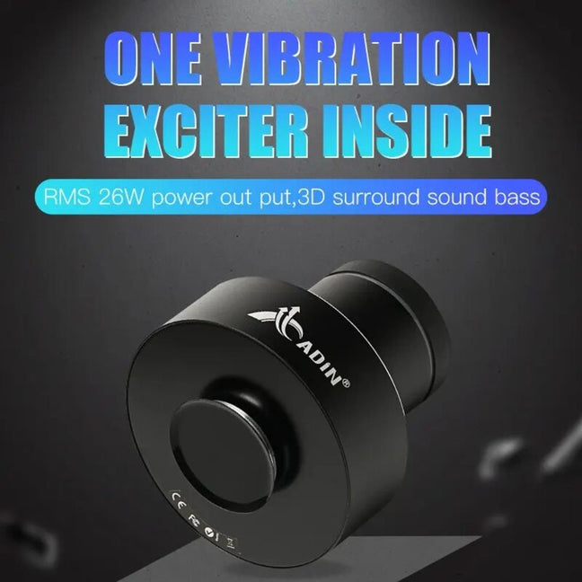 Click to open expanded view ADAK 26W Bluetooth Vibrating Speaker with Wireless Subwoofer - Portable Stereo Bass, NFC Handsfree with Mic