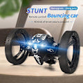 2.4G RC Stunt Bounce Car With Wifi HD Camera Jumping Car Flexible Wheels Rotation LED Light Remote Control Vehicle Toy