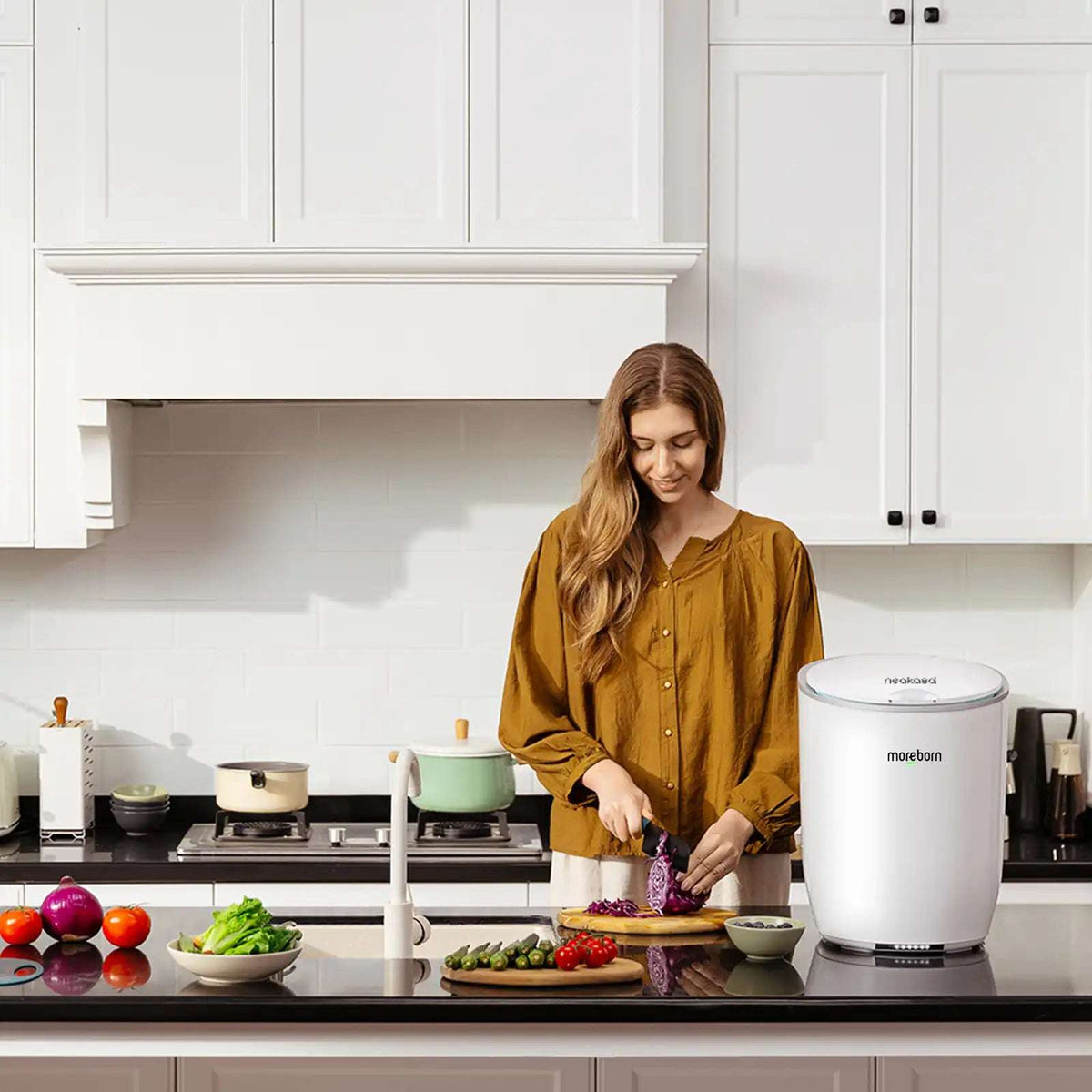 Household Smart Trash Bin Food Waste Garbage Composting Machine