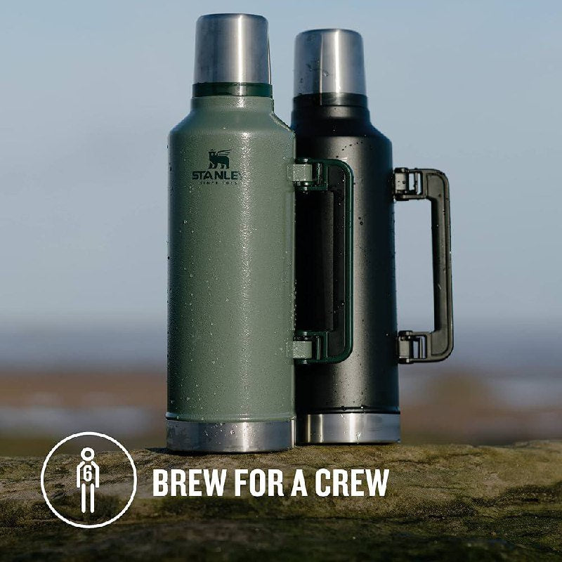 Stanley Classic Design Vacuum Flask - Large Capacity 1.9L (2 QT) | Travel & Camping Insulated Bottle with Durable Handle
