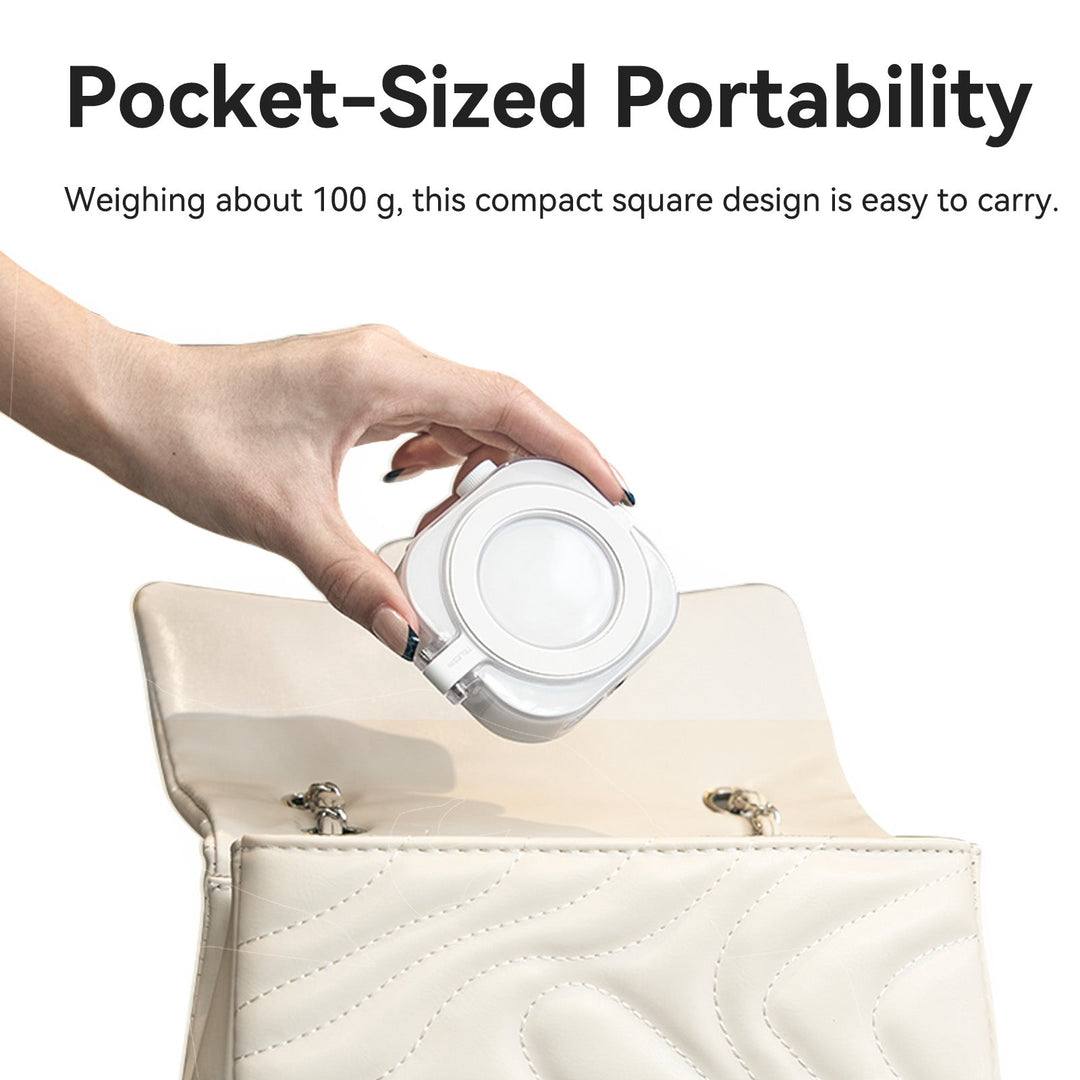 📸TELESIN Magnetic Ice Cube Light P5-BGD-03 | Portable Rechargeable LED Light for MagSafe & Mobile Vlogging