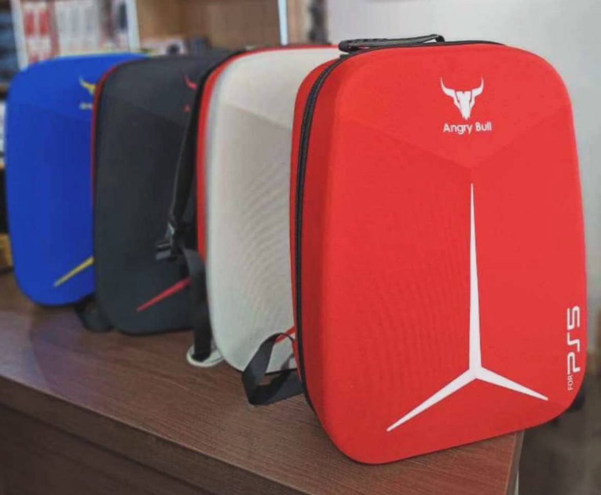 PS5 Carrying Backpack, Polyester & EPE Material, Canvas Shell, Dacron Lining, Shockproof, Dustproof