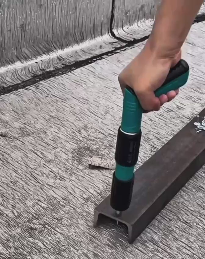 xianynow Manual Nail Gun with Round Nails, Portable Nail Gun