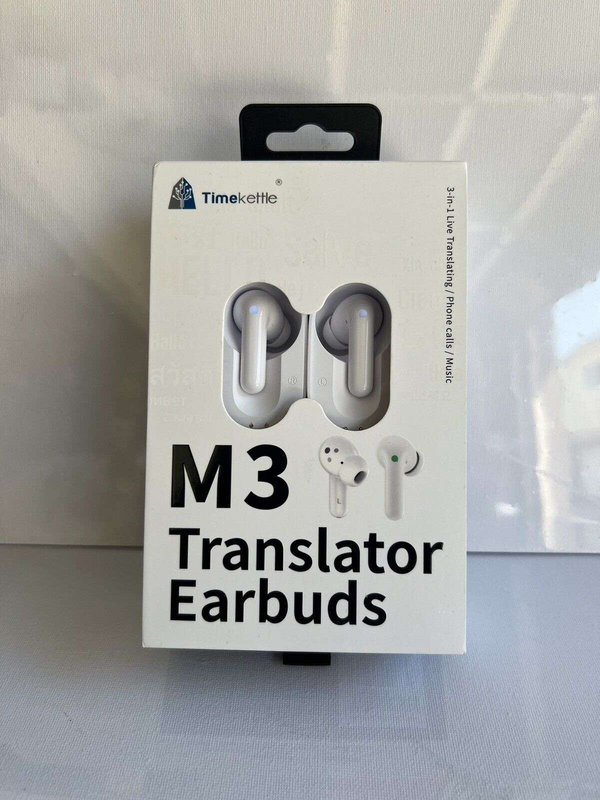 Timekettle M3 Translation Device, Two-Way Translator Headphones with App for 40 Languages & 93 Dialects Online