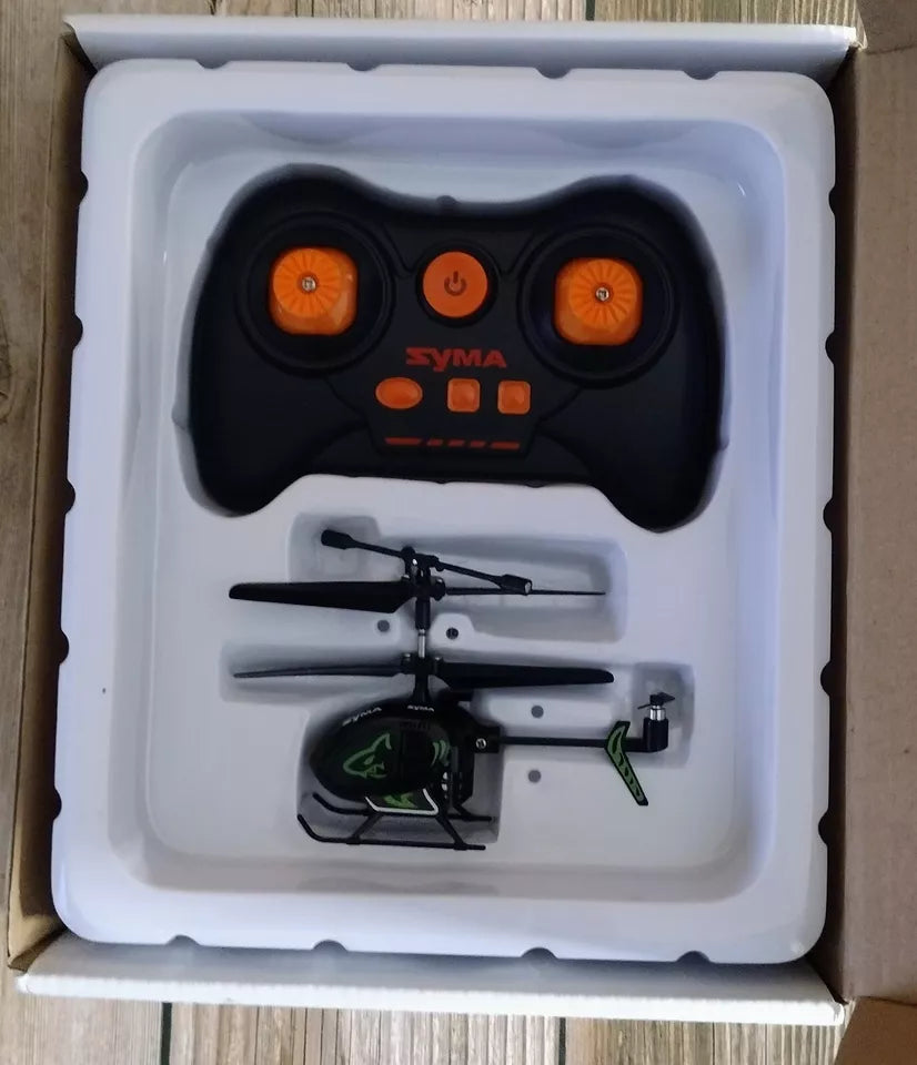 SYMA S100 Mini RC Helicopter with Gyro Stabilizer, Altitude Hold, 3.5 Channel, 5-7 Min Flight Time