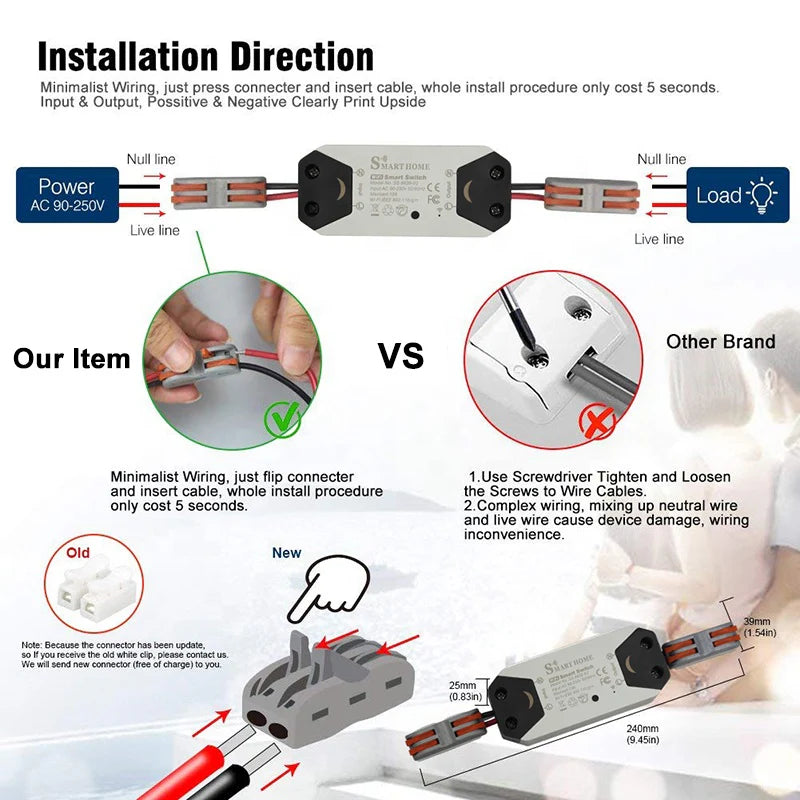 Smart WIFI Circuit Breaker 10Amp