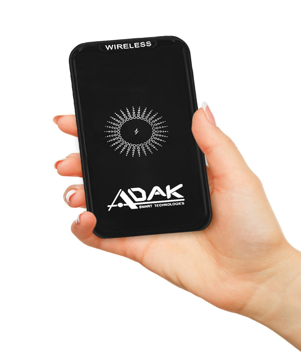 ADAK™ 10000mAh Wireless Power Bank - Stay Charged On-The-Go with Wireless Charging Convenience