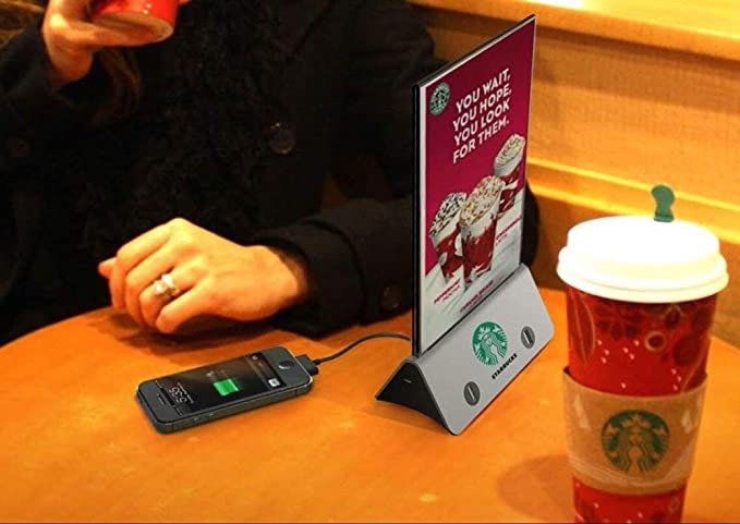 ADAK™ Advertising Menu Holder Power Bank: 13,000 mAh Capacity
