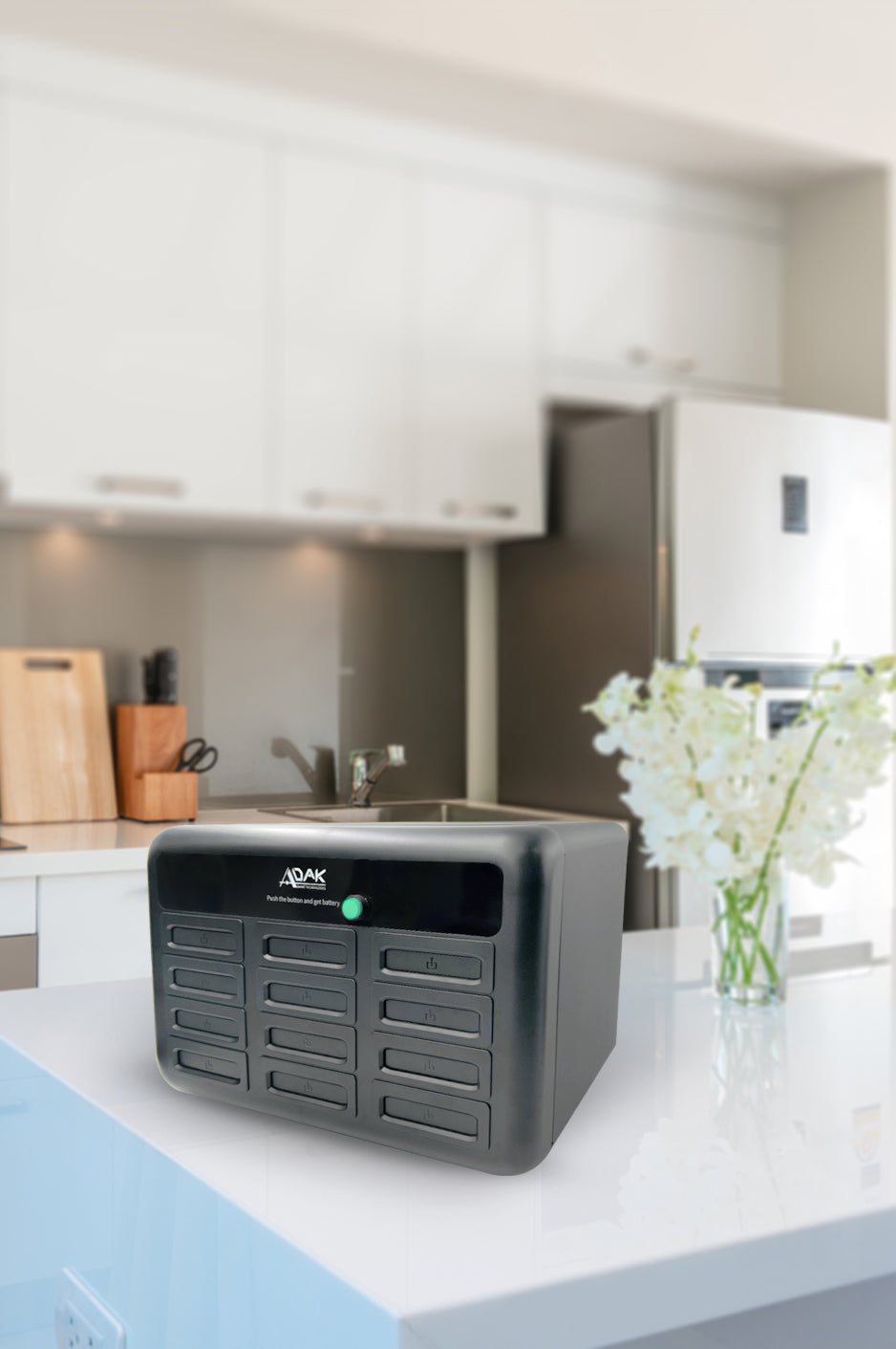 ADAK™ Smart Rental Power Bank Station (12 Slot Power Bank Machine)