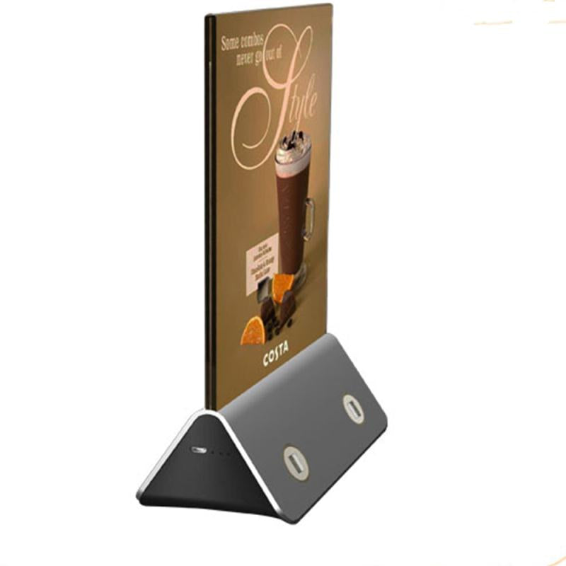 ADAK™ Advertising Menu Holder Power Bank: 13,000 mAh Capacity