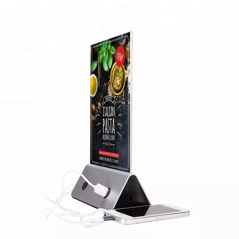 ADAK™ Advertising Menu Holder Power Bank: 13,000 mAh Capacity