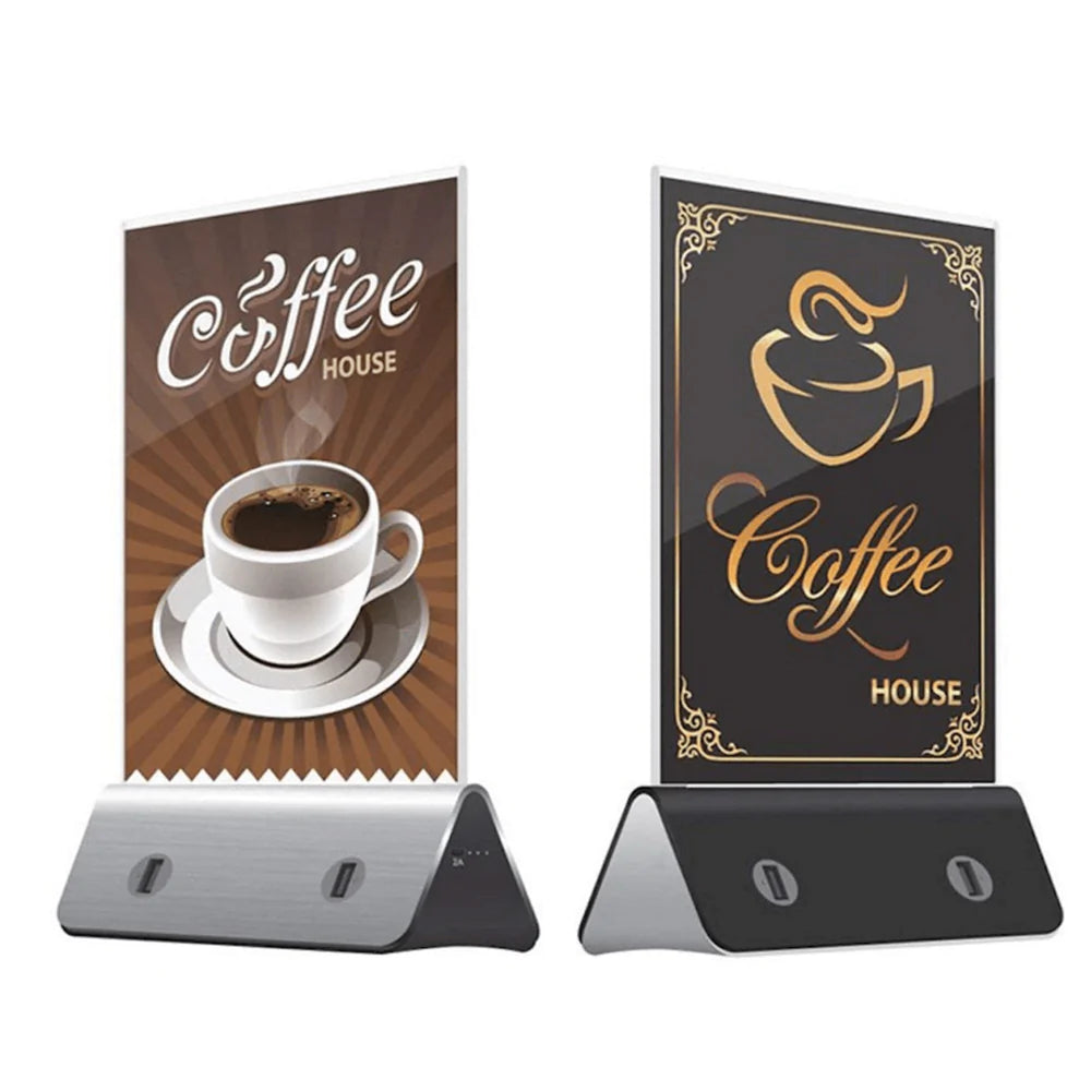 ADAK™ Advertising Menu Holder Power Bank: 13,000 mAh Capacity